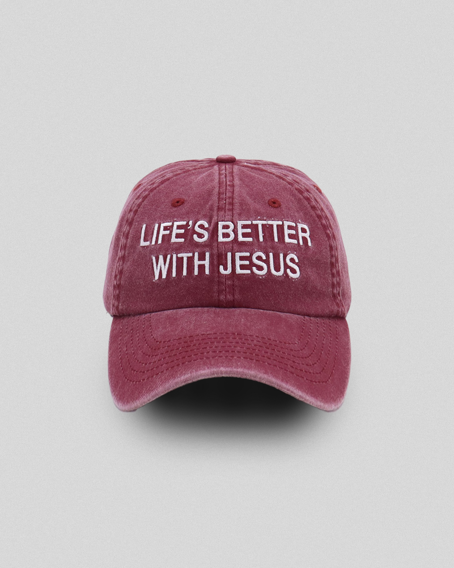 "LIFE'S BETTER WITH JESUS" HAT